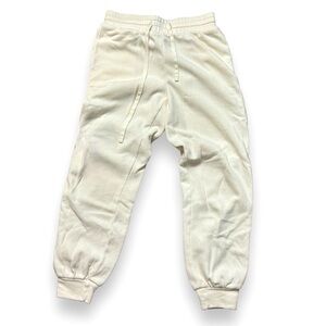 Express white sweatpants